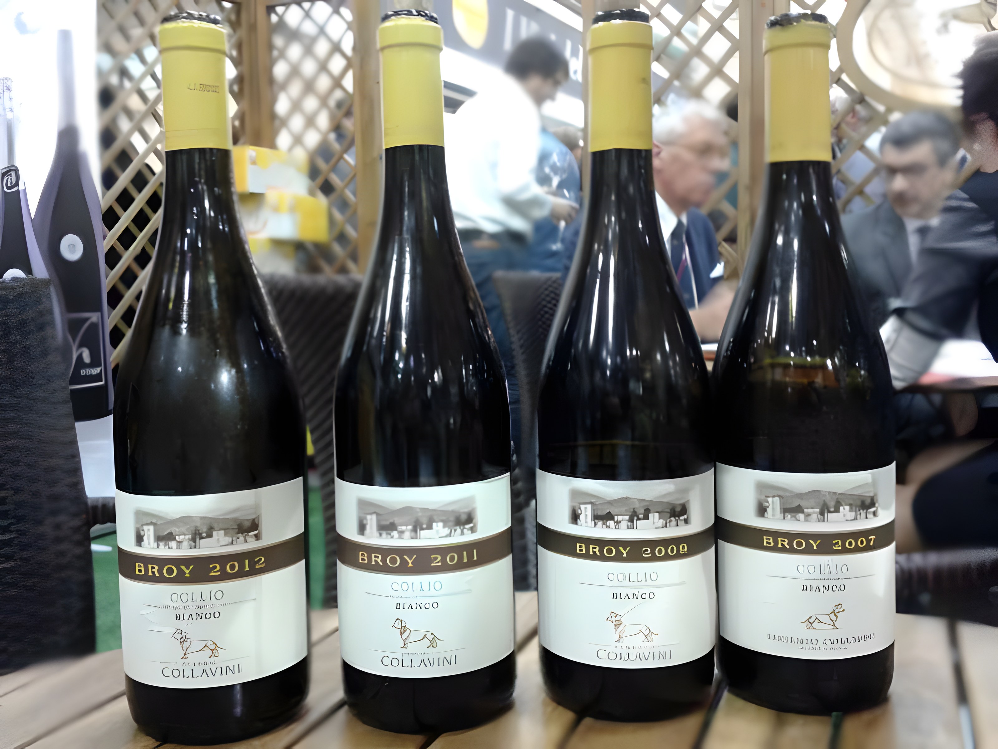 Vertical de cuatro Añadas con Collio Bianco Broy