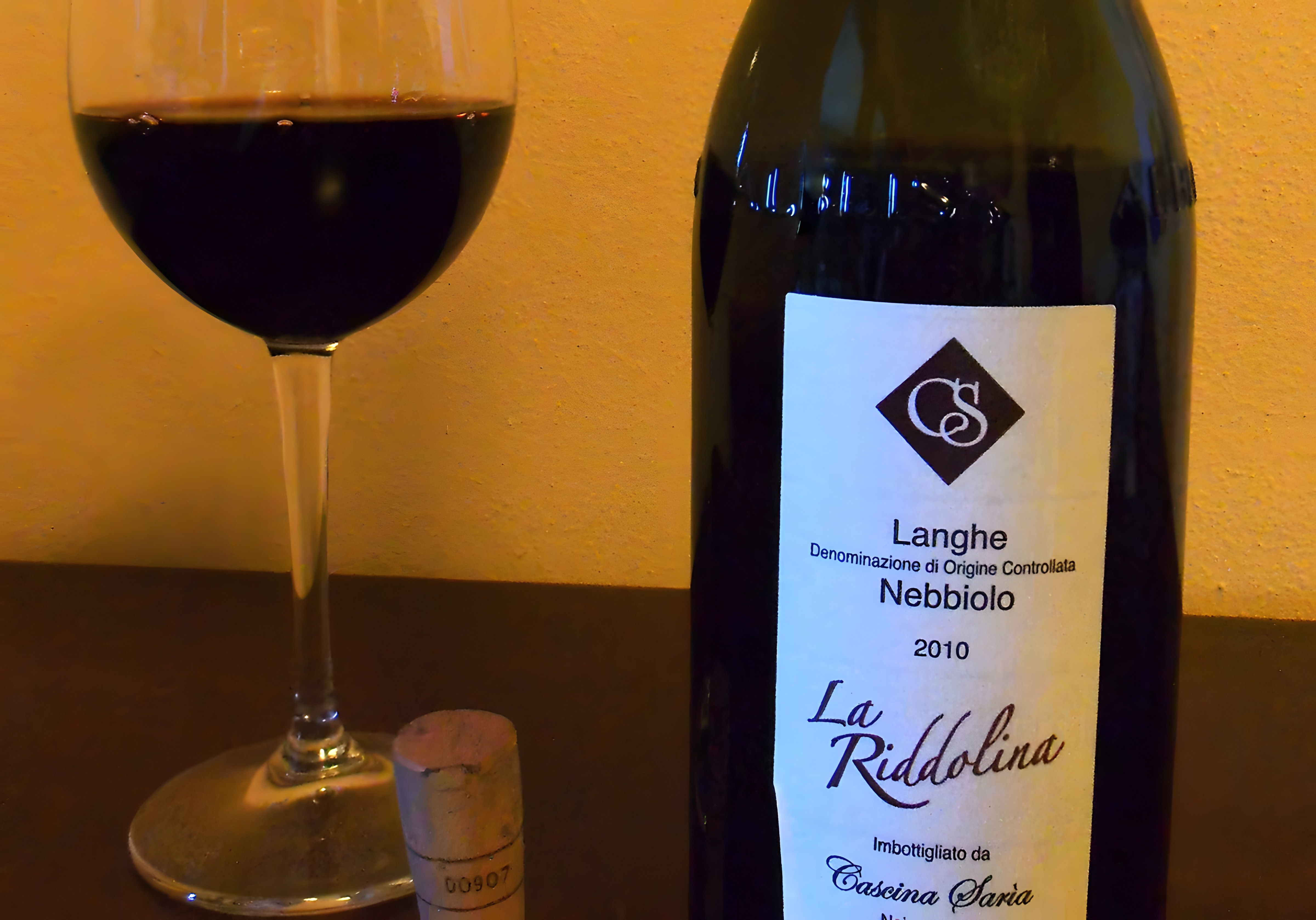 Langhe Nebbiolo di Cascina Saria la degustazione