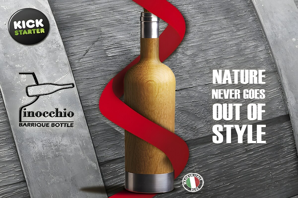 Crowdfunding und Wein: Kommt die Flasche aus Holz?